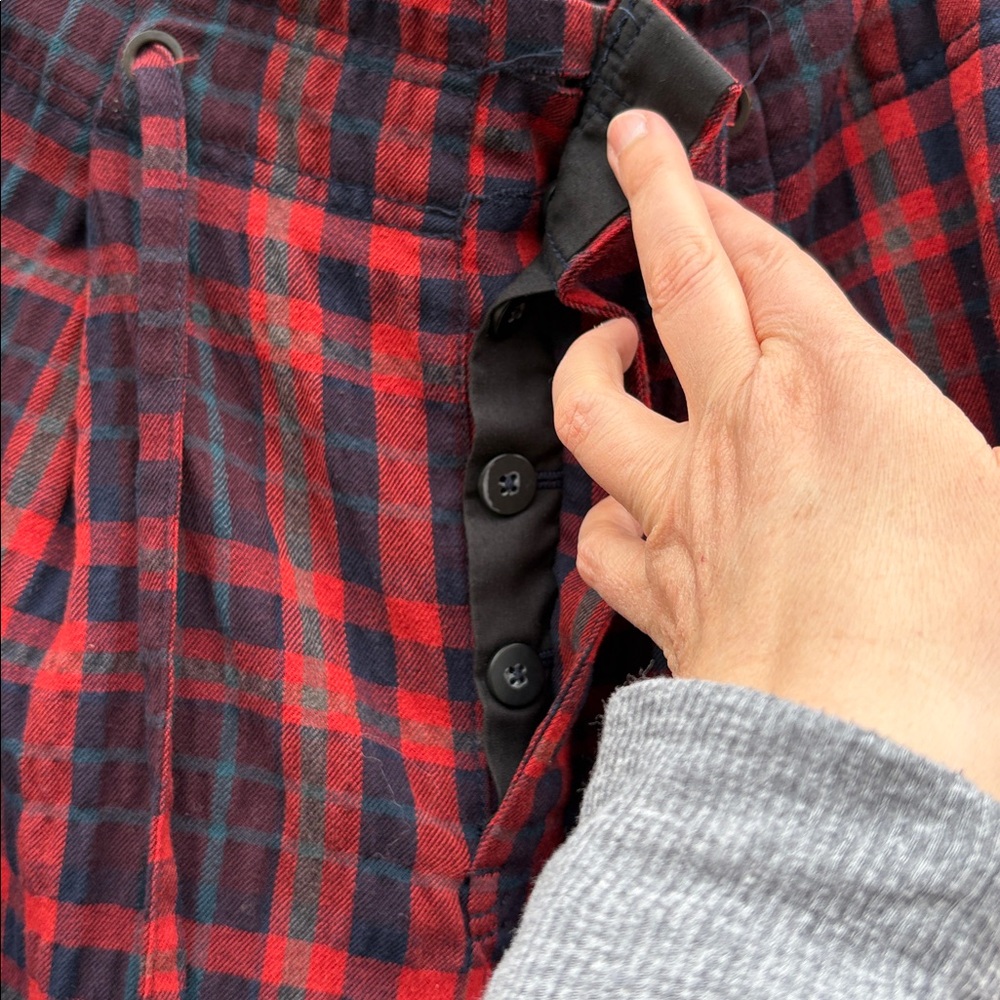 Free People Here and There Plaid Pants - Picture 6 of 10